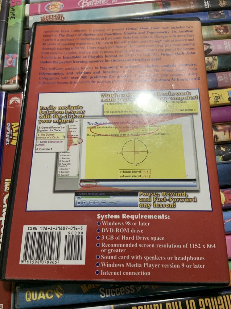 Virtual Math Tutor by Dr. Jonathan Lewin