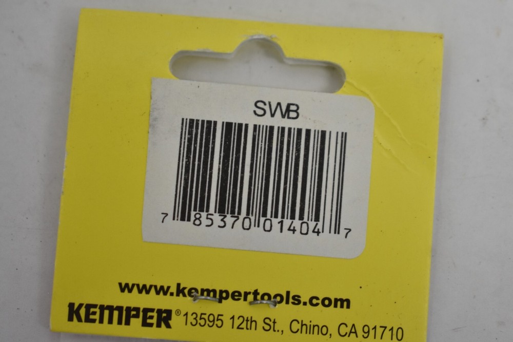 Kemper Tools Scratch Wire Brush 5-1/2" Handle Silver SWB Tool Genuine OEM