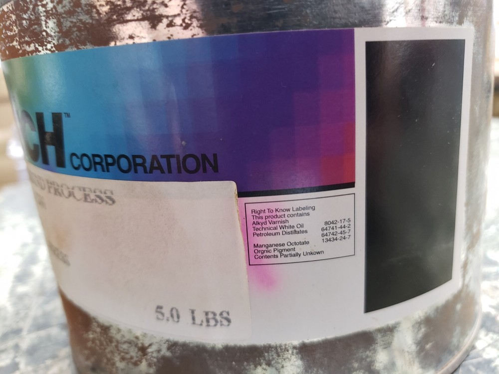 Superbind Process Black 1200 Ink. 10lbs Offset Ink K+E Pertech