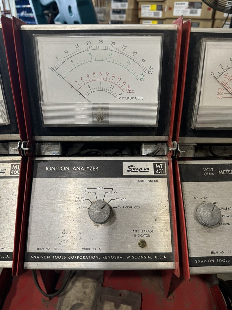 Vintage Snap On Meter Set. With Original Manuals.