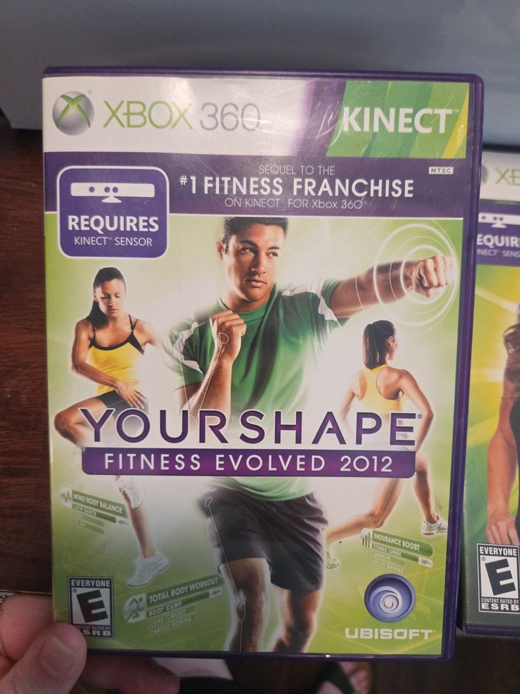 Xbox 360 Kinect Sensor Camera Bundle With 4 Kinect Games- All CIB