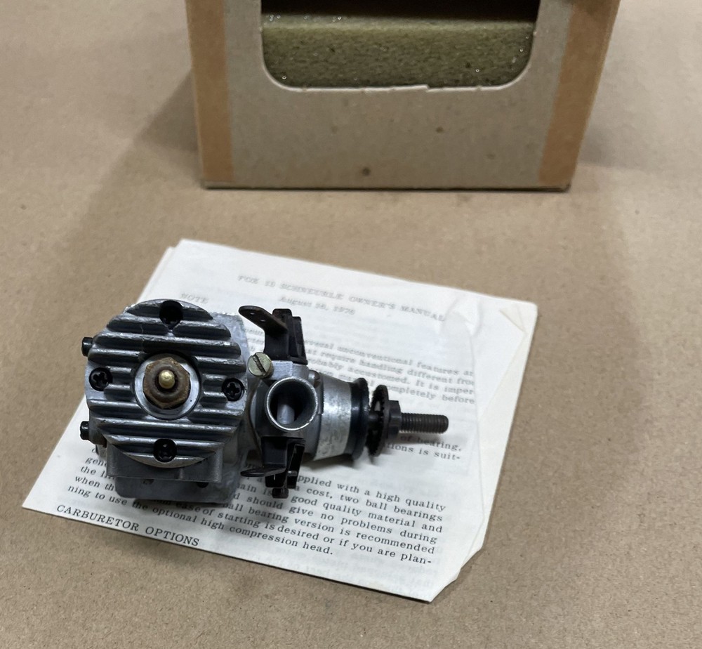 Vintage Fox .15 Schneurle RC Model Airplane Engine 15