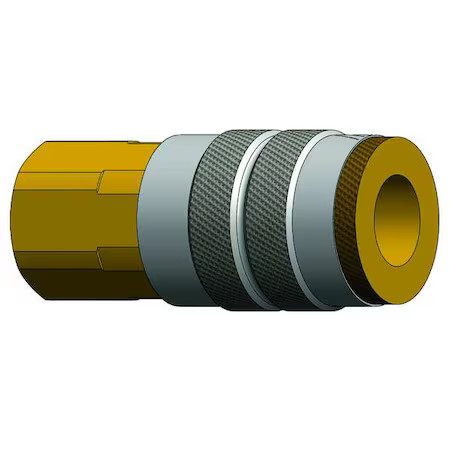 Dixon 2Ff2-B Coupler, Brass, 1/4 Fnpt, 1/4 Body