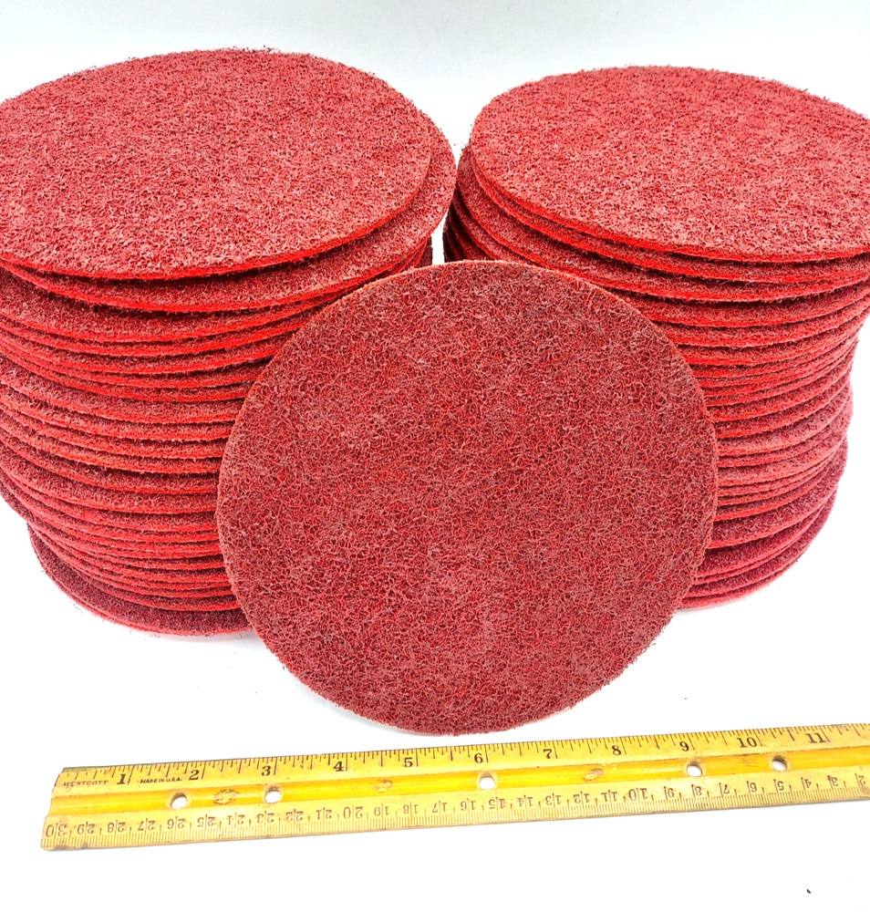3M Scotch-Brite 7” Medium Surface Conditioning Discs Hook & Loop 89234 *50/EA*