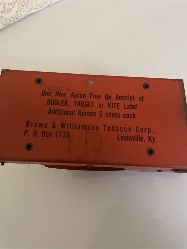 Vintage Brown & Williamson Tobacco Cigarette Roller Rolling Machine Ad On Bottom