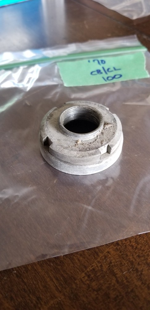 '70 CB100 Steering Head Top Nut
