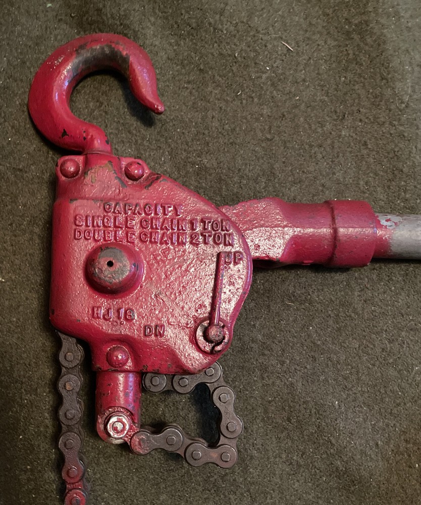 Vintage Coffing Hoist Jack USA 🇺🇸 Nice!