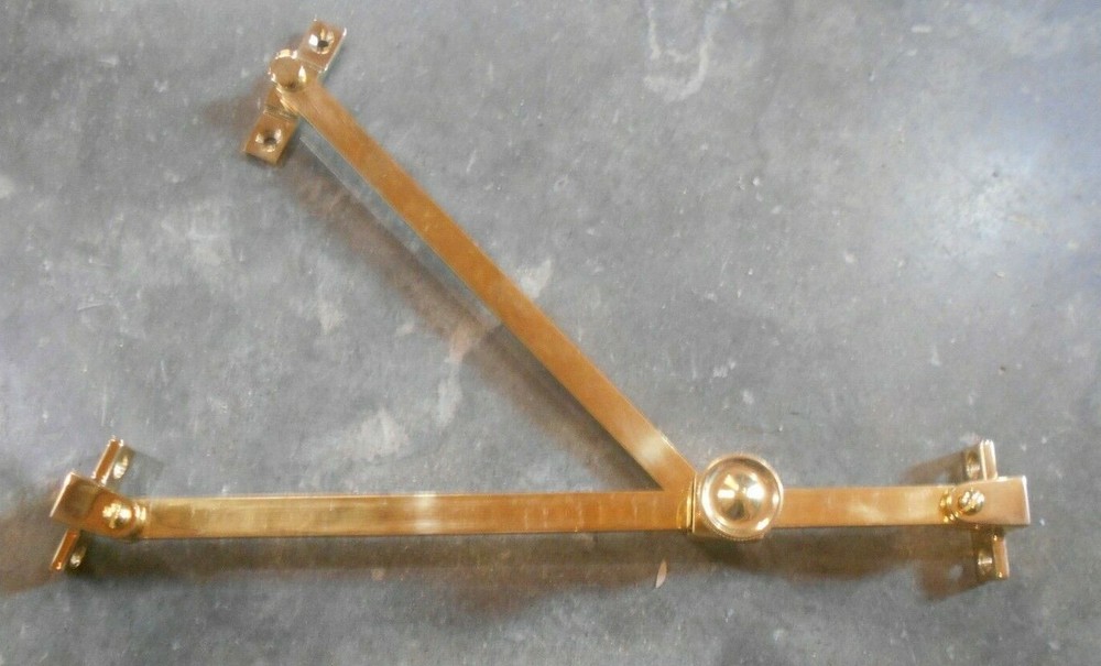 Hd Brass Locking Drop Lid Support/Bracket (E-6)