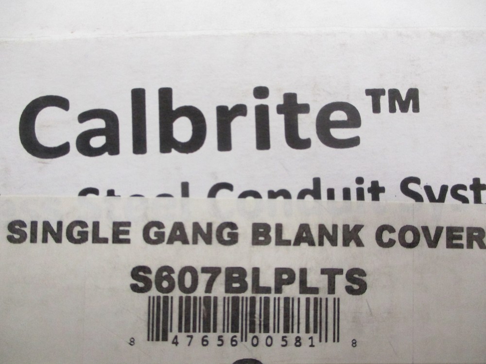CALBRITE S607BLPLTS BLANK COVER NSNP