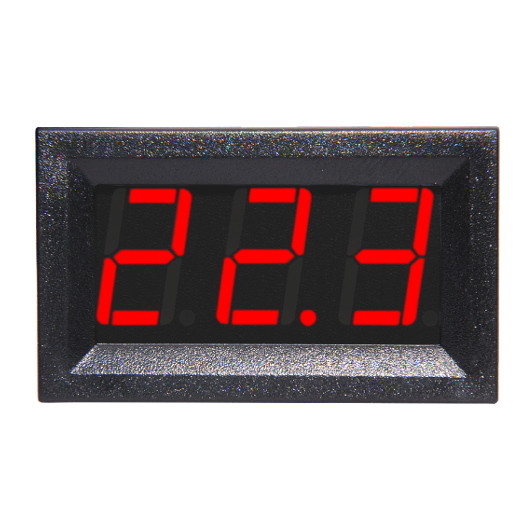 3-30V DC Voltmeter LED Display Digital Panel Meter Voltage Display Red Blue