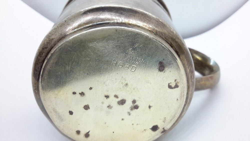 Sterling Silver Baby Cup DUCKS Design. Reed Barton