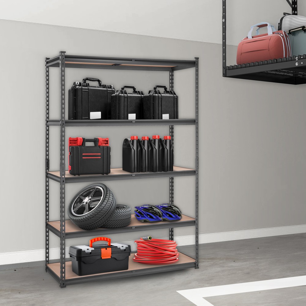 Storage Shelving Unit Garage Storage Rack 5-Tier Adjustable 2000 lbs Load