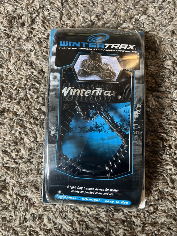 WinterTrax One Size Fits Most Spikeless Traction For Winter Walker Or Running