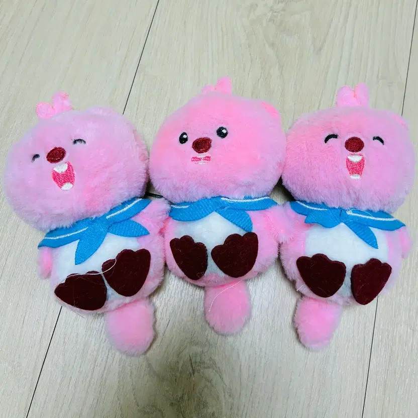 Jangmang Ruffy Plush Keyring Set