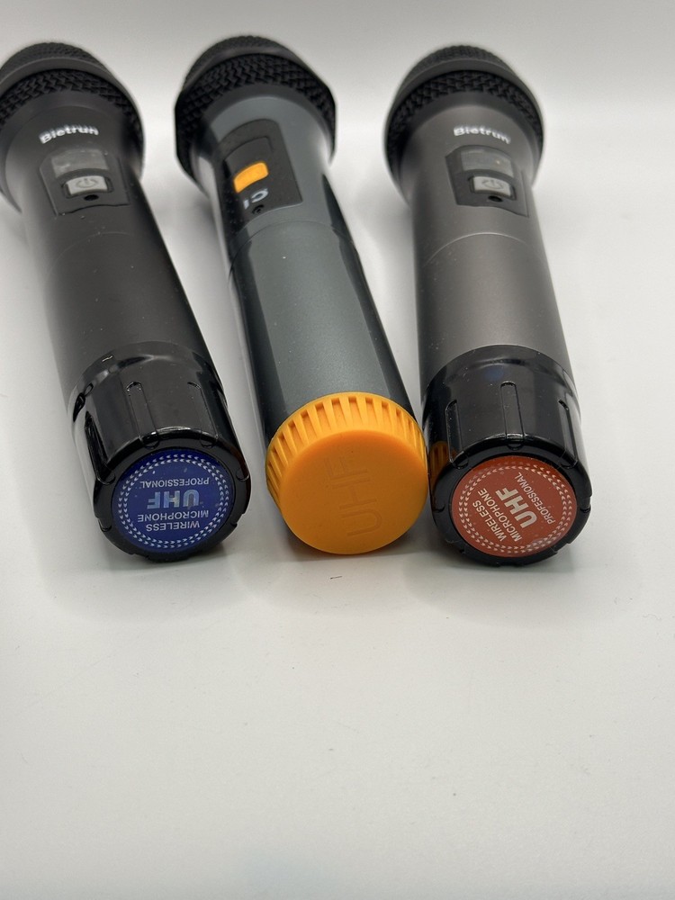 3 Wireless Microphones For Karaoke