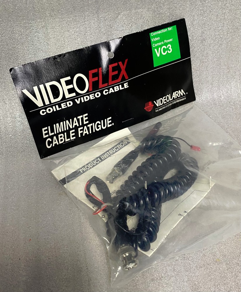 Video coil cord VideoFlex VC-3 w/BNC connector