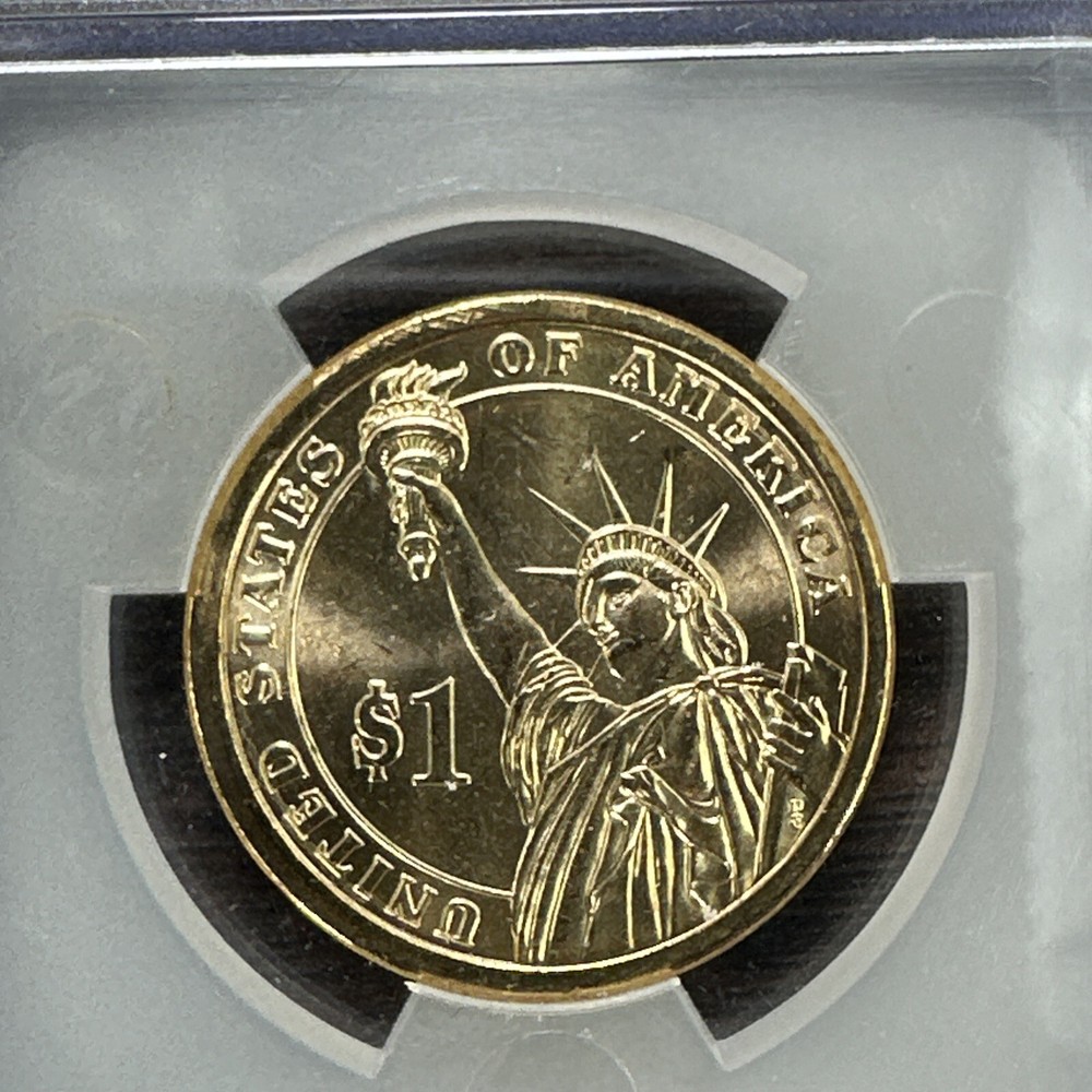 2007-D John Adams Dollar $1 Coin - ICG MS65