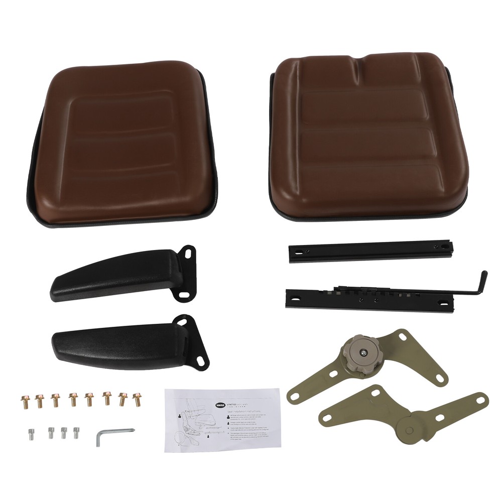 Universal Tractor Seat for Dumper Forklift Mower Digger With Adjustable Backrest