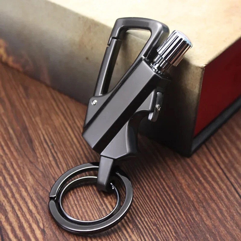 1-3Pack Permanent Match Infinity Lighter with Multitool Keychain Bottle Opener _