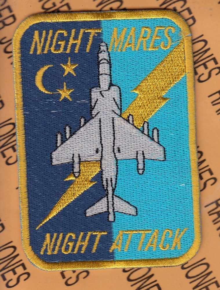 USMC Marine Fighter Attack Sqdn VMA-513 NIGHT MARES Harriers ~4" patch c/e B