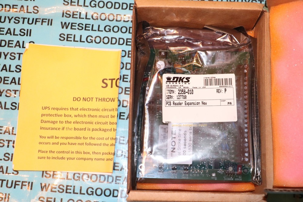 DKS Doorking 2358-010 PCB Reader Expansion New