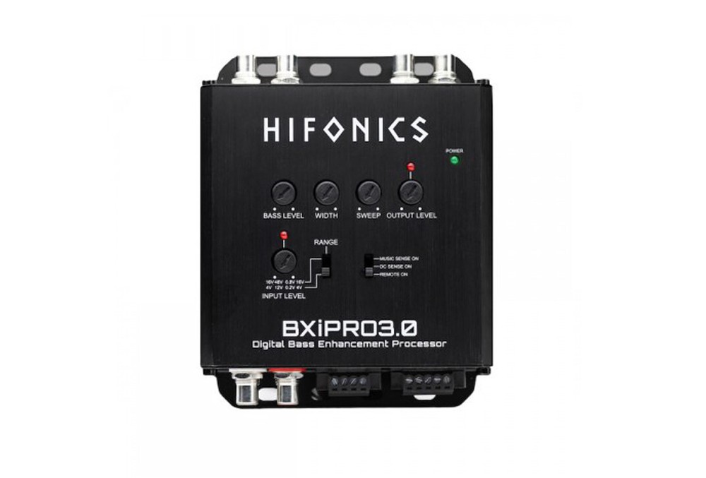 Hifonics BXiPro3.0 Digital Bass Processor + HFEQ 4-Band Source Signal Processor