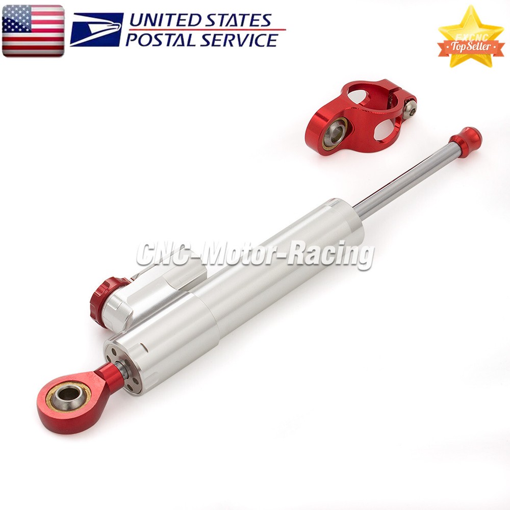 CNC Steering Damper Stabilizer Linear Reversed Shock Universal 255mm Safety New