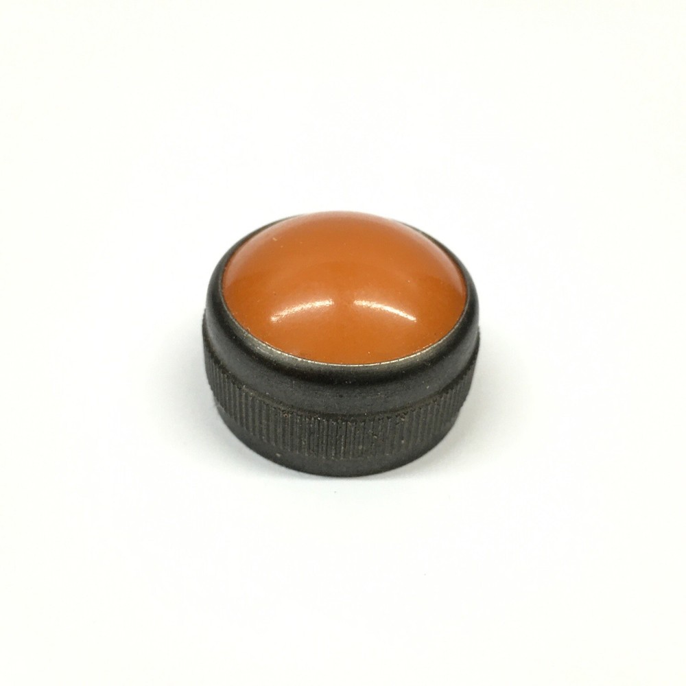 1" Screw On Lens Light Indicator Panel Mount / Dialco? Amber Orange