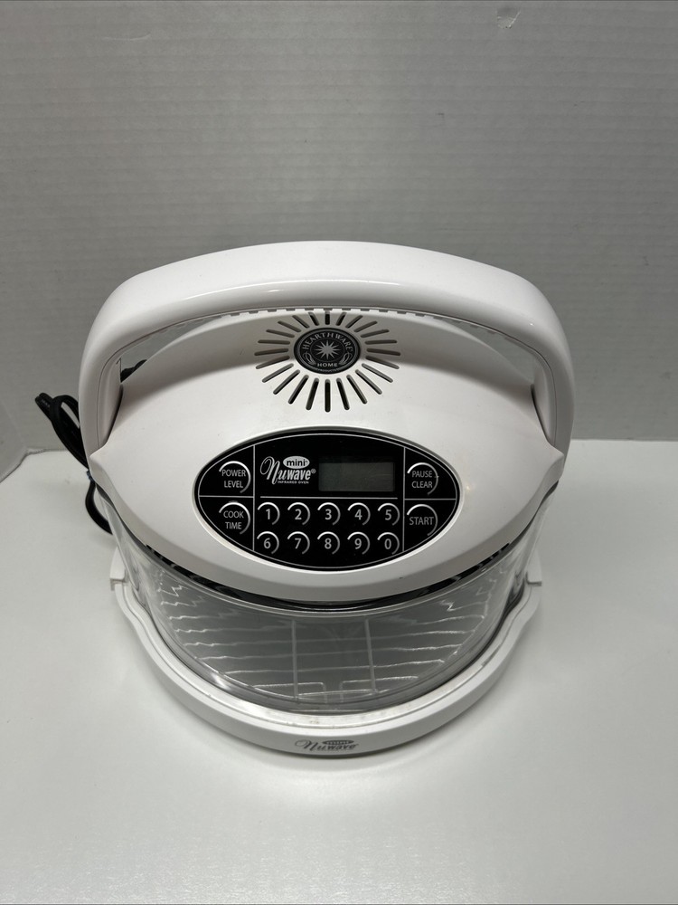 NUWAVE MINI INFRARED OVEN MODEL 20101 WHITE Digital PROGRAMMABLE Hearthware Home