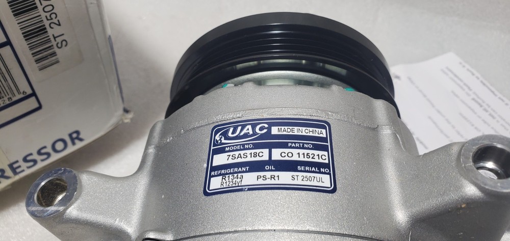 A/C Compressor-7sas18a Compressor Assembly UAC CO 11521C