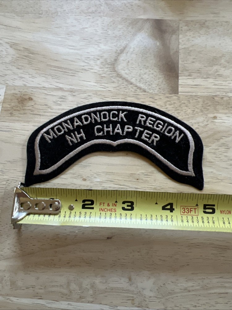 Harley Davidson Monadnock Region NH Chapter Patch New