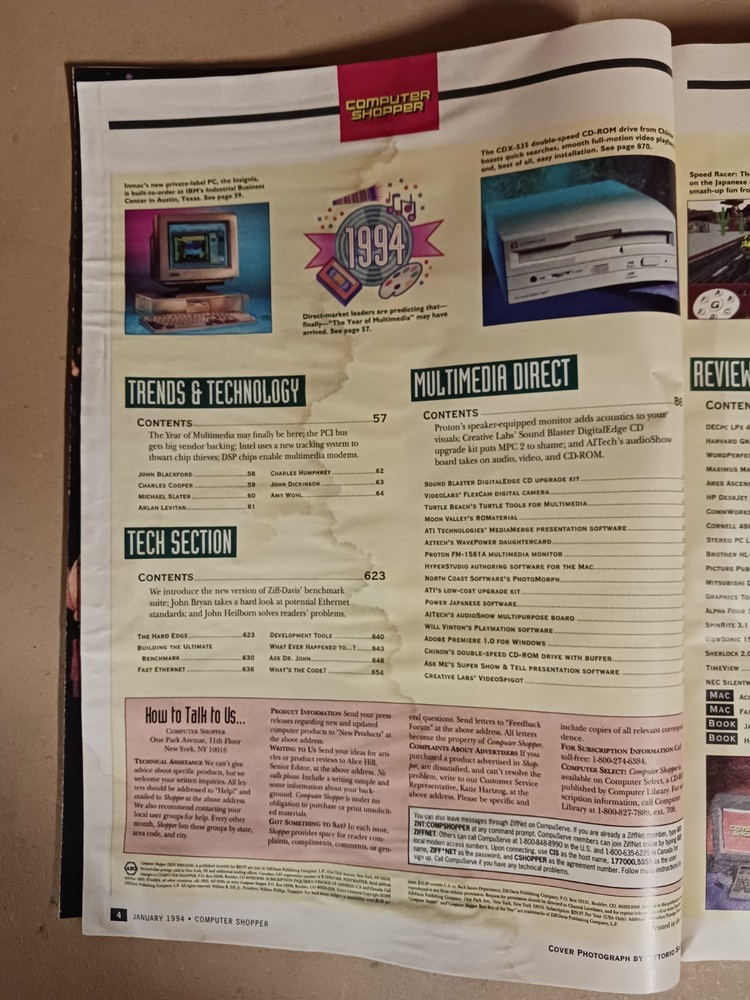 Computer Shopper, Volume 14, Number 1, Issue 166 (January 1994)