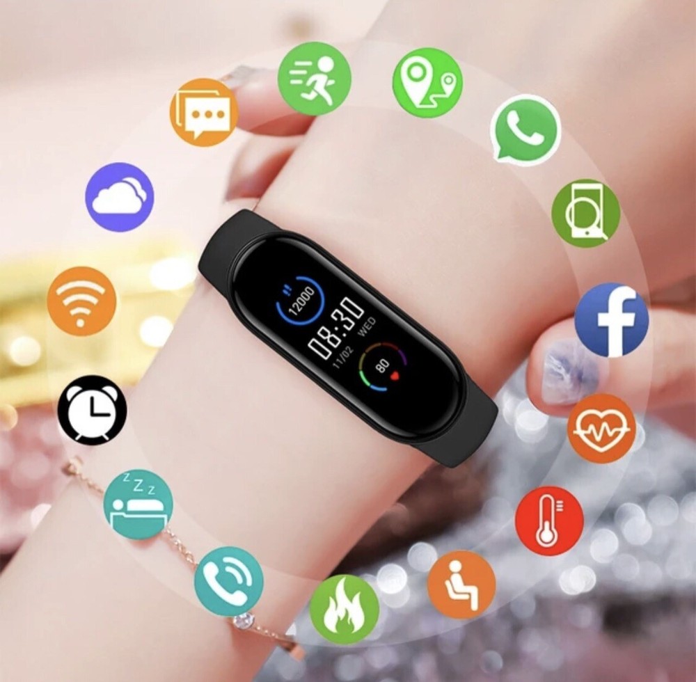 Smart Watch Band 6 - Black, Ship From California