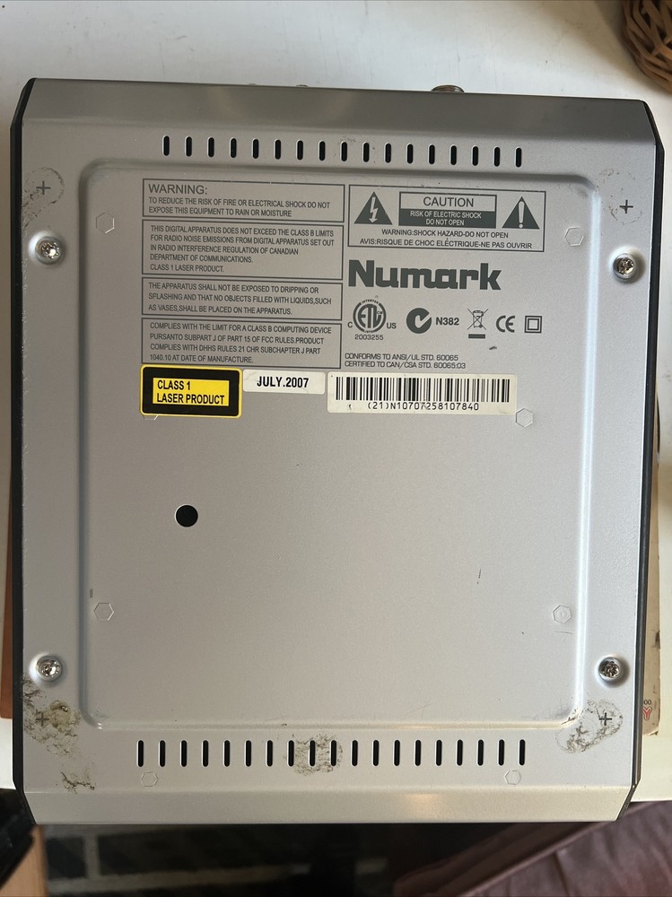 Numark iCDX professional digital audio player MP3 storage (machine only)