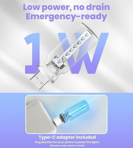 USB Car Interior LED Ambient Light – Touch Control Mood Light with 7 Clear LED