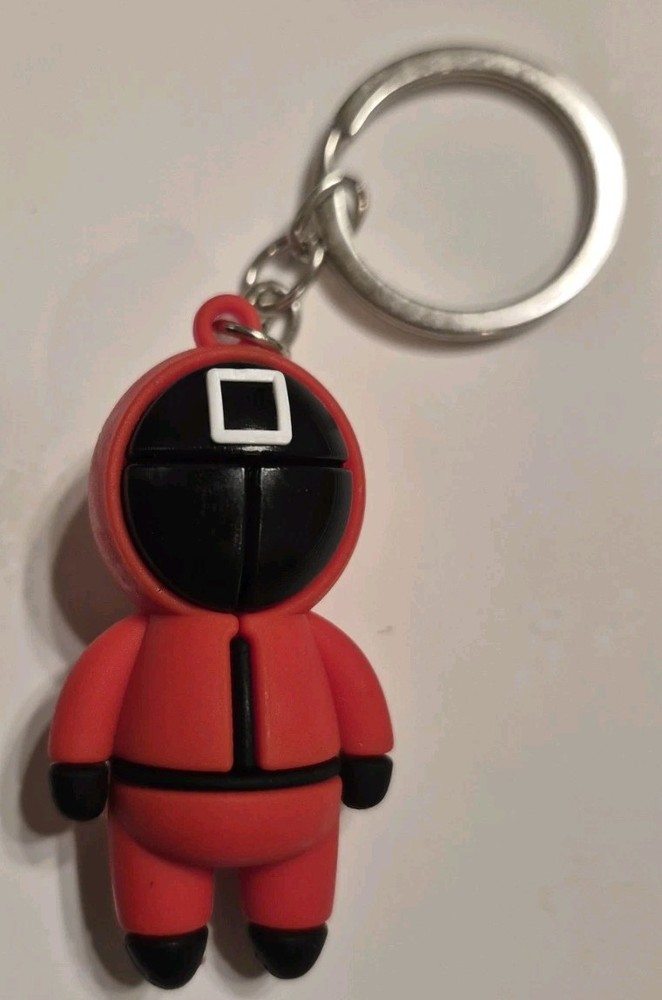 Set of 3 SQUID GAME Triangle, Square, & Circle KEY CHAINS