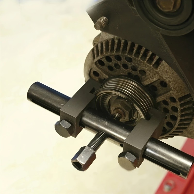 Crankshaft Pulley Removal Tool, Harmonic Balancer Pulley Puller Adjustable Tool