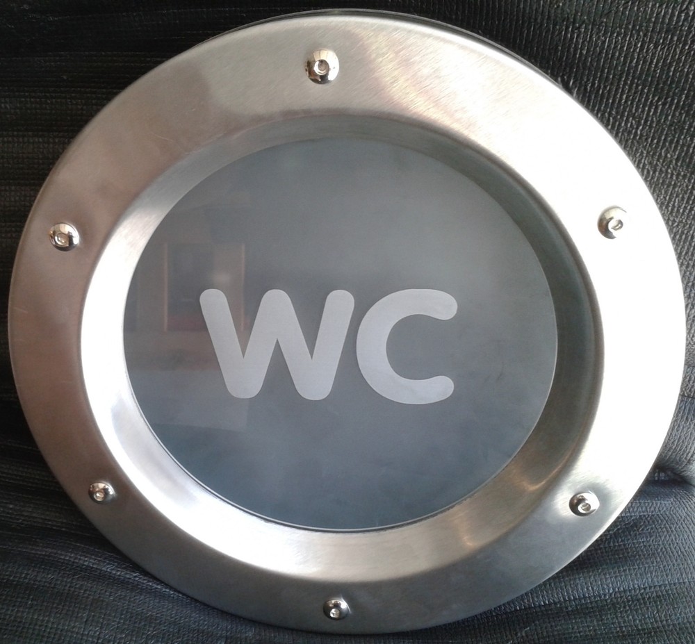 PORTHOLE BULL'S EYE FOR DOORS phi 350 mm