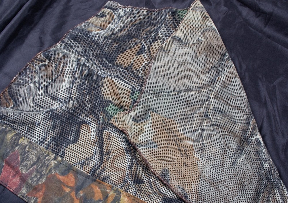 Vintage 1990s OG Brownleaf Diamond Mesh Sandana Custom Tie Back Headwrap PB