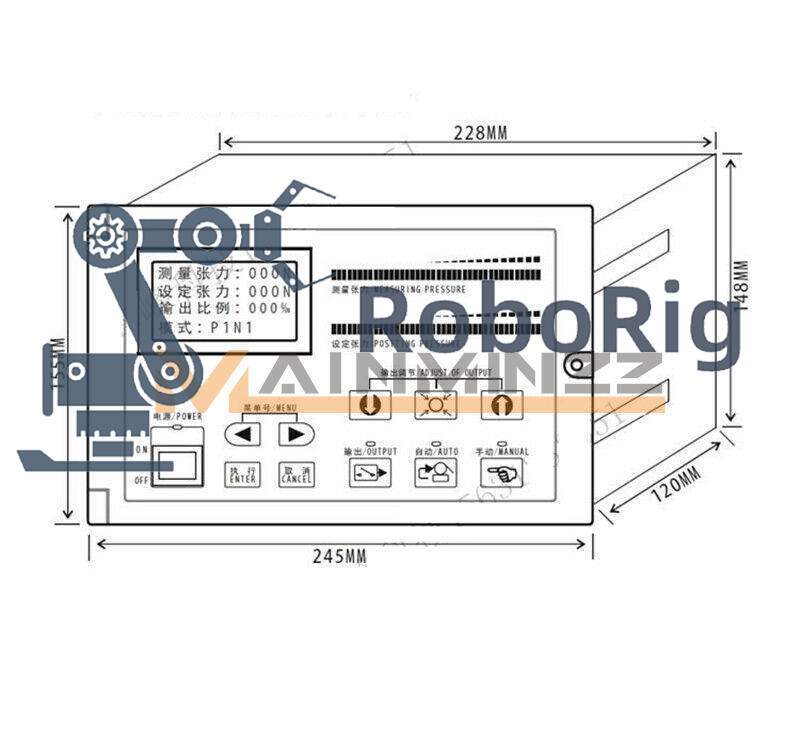 KDT-B-600 Automatic tension control system Tension Controller with Two pressure