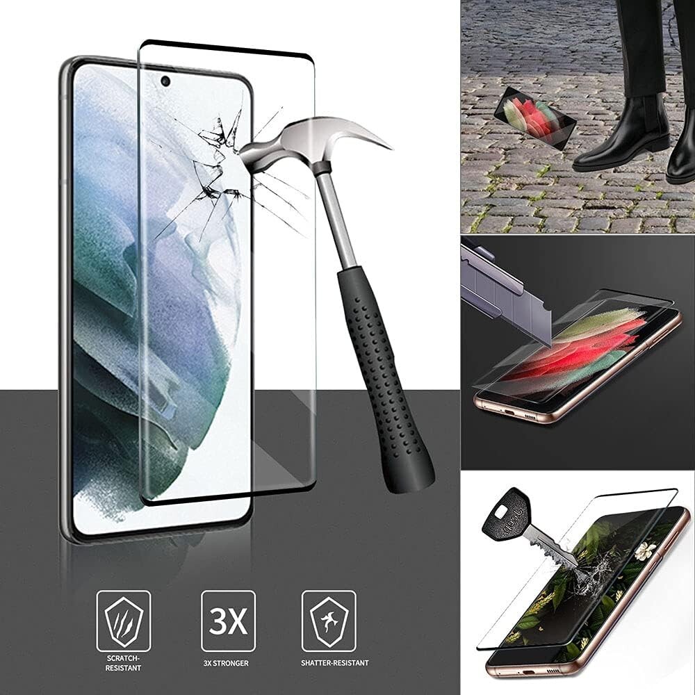 Samsung Galaxy S21 Ultra Screen Protector Tempered Glass HD Clear Full Coverage