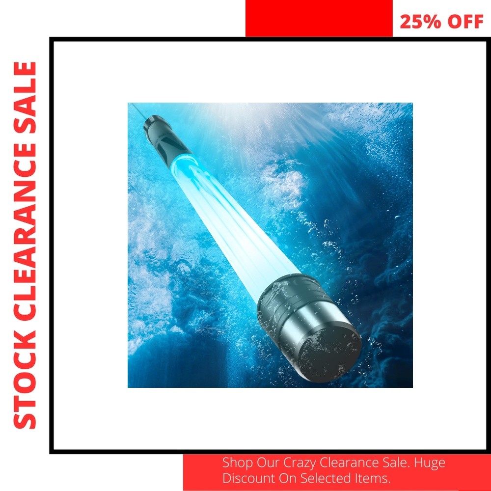 55W UV Pond Light for Aquarium, Koi Pond & Pool, Algae Clarifier