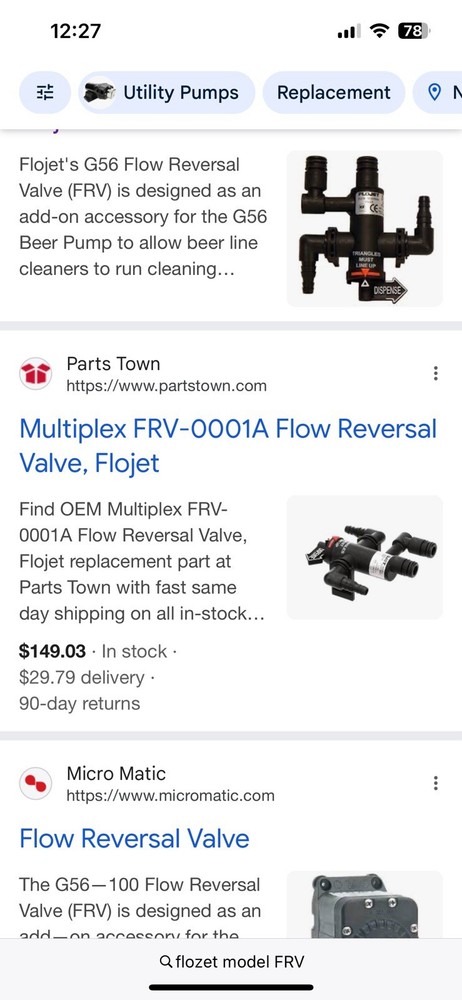 Perlick Glycol Alcohol Filtration System