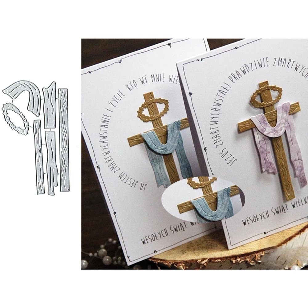 Cross Easter Frame Metal Cutting Die Cuts, Cross Easter Frame Dies Embossing ...