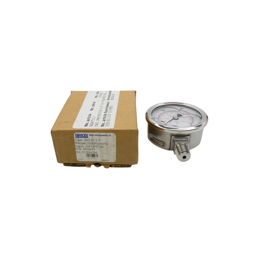 WIKA 9216477 1500PSI 2.5" NSMP