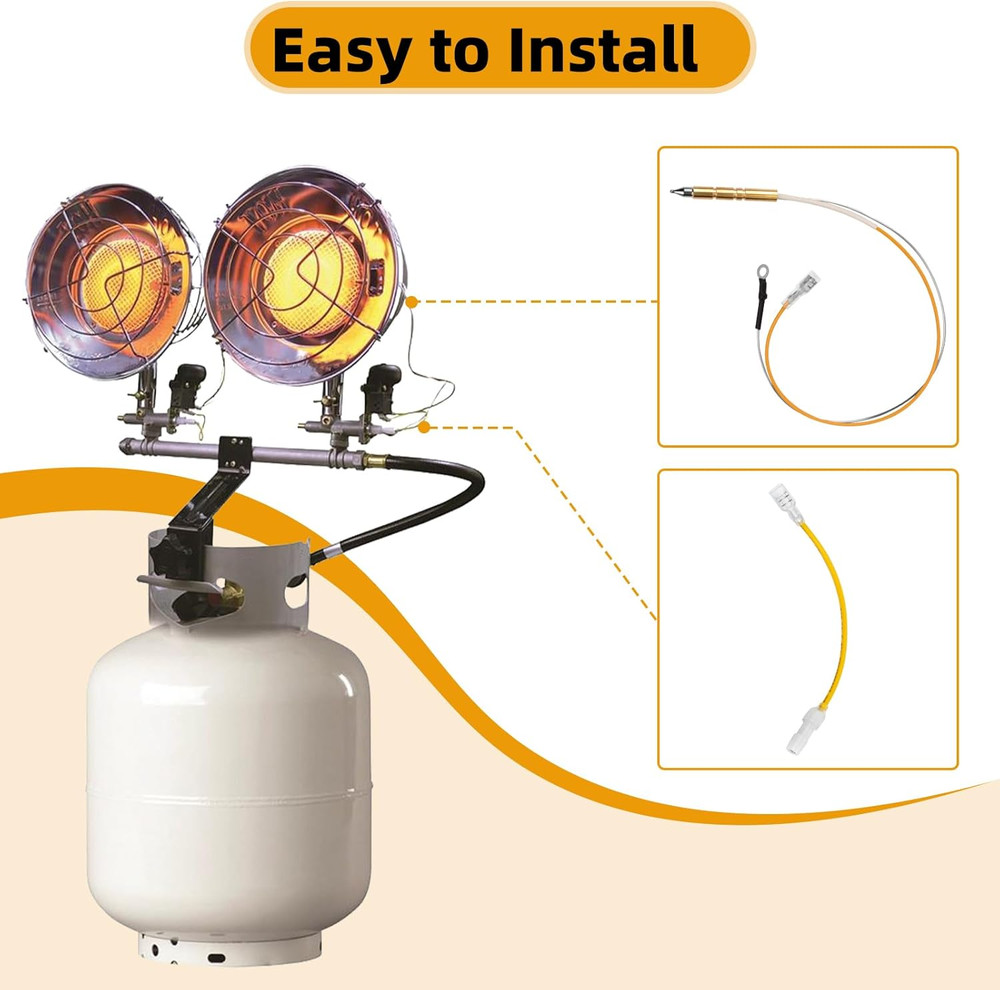 F237349 Heater Thermocouple Assembly Compatible with Mr. Heater Tank Top Propan