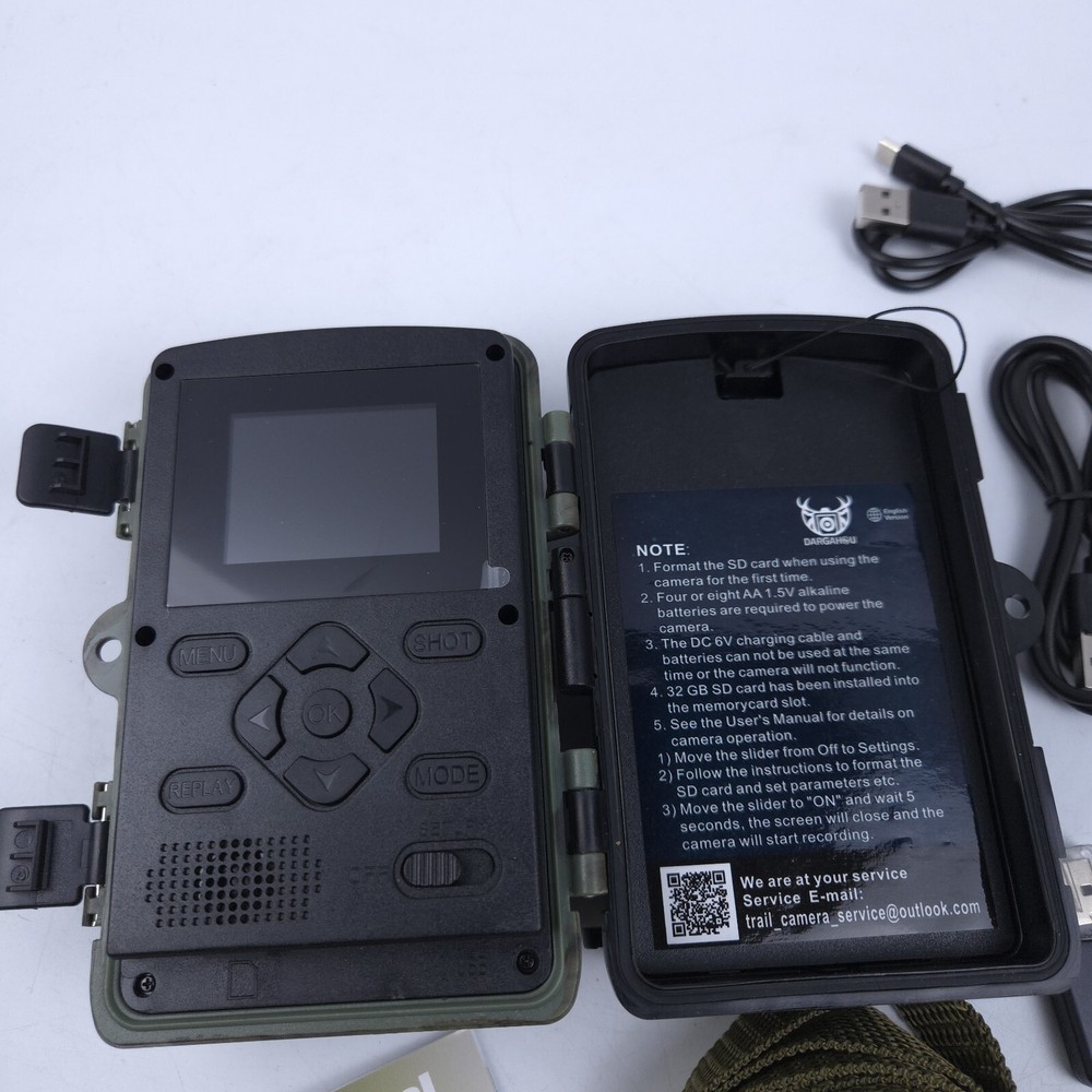 4k Trail Camera Game Night Vision Motion Activate Waterproof