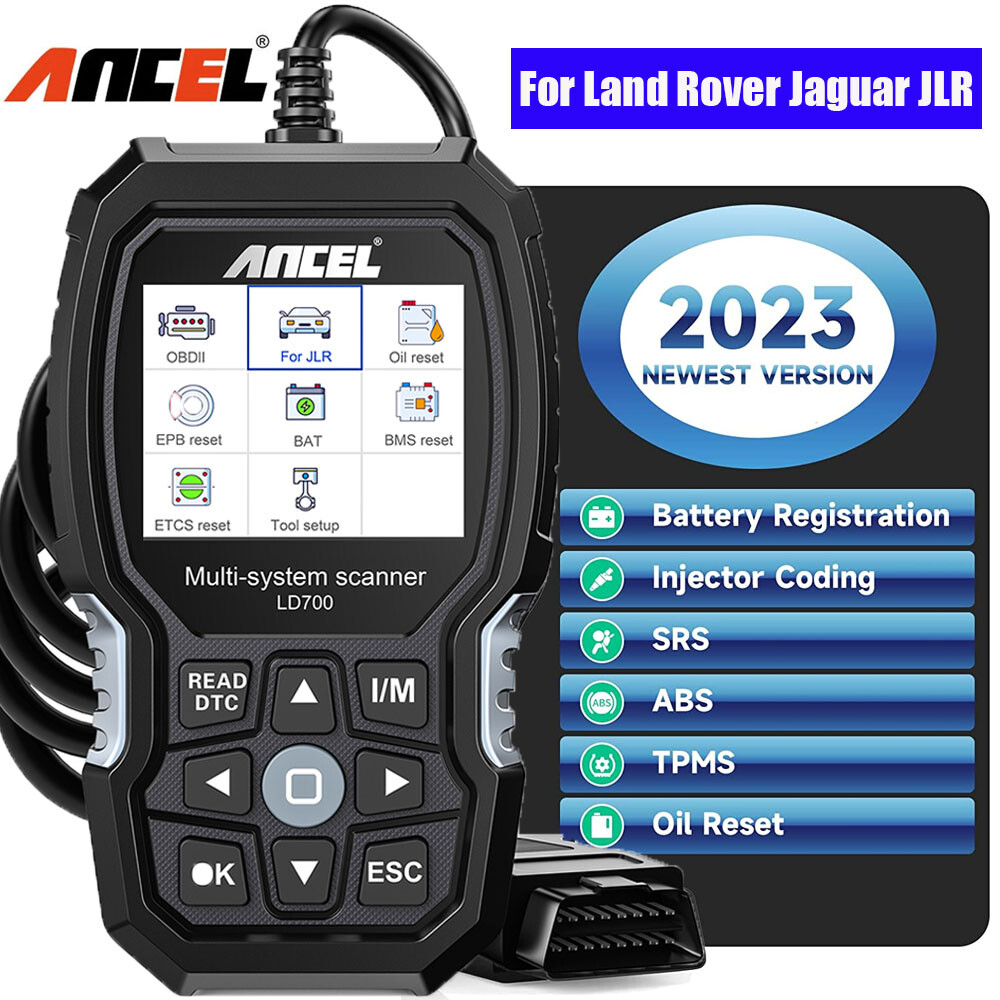 ANCEL LD700 OBD2 Scanner All System Diagnostic For Land Rover Jaguar Code Reader