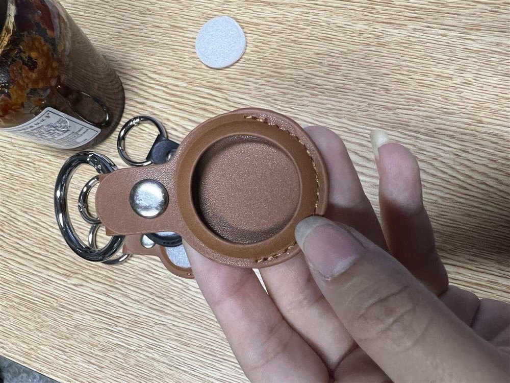 Apple AirTag Leather Key Ring