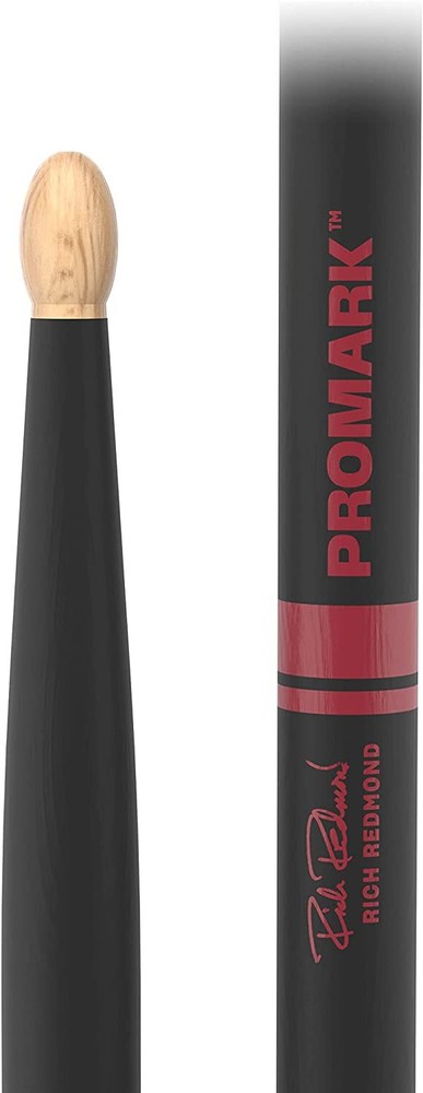 3 PACK ProMark Rich Redmond ActiveGrip Hickory Drumsticks, Wood Tip